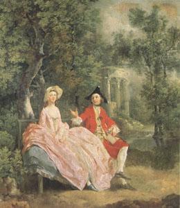 Thomas Gainsborough Conversation in a Park(perhaps the Artist and His Wife) (mk05)